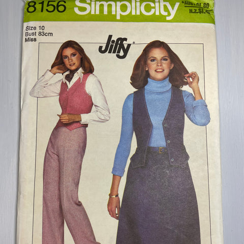 1975 Vintage Pattern - Simplicity 8156 size 10