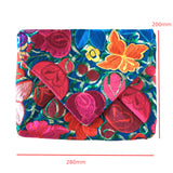 Embroidered Envelope Re-purposed Clutch